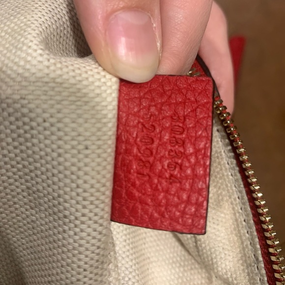 Gucci red soho disco crossbody bag - Picture 7 of 8